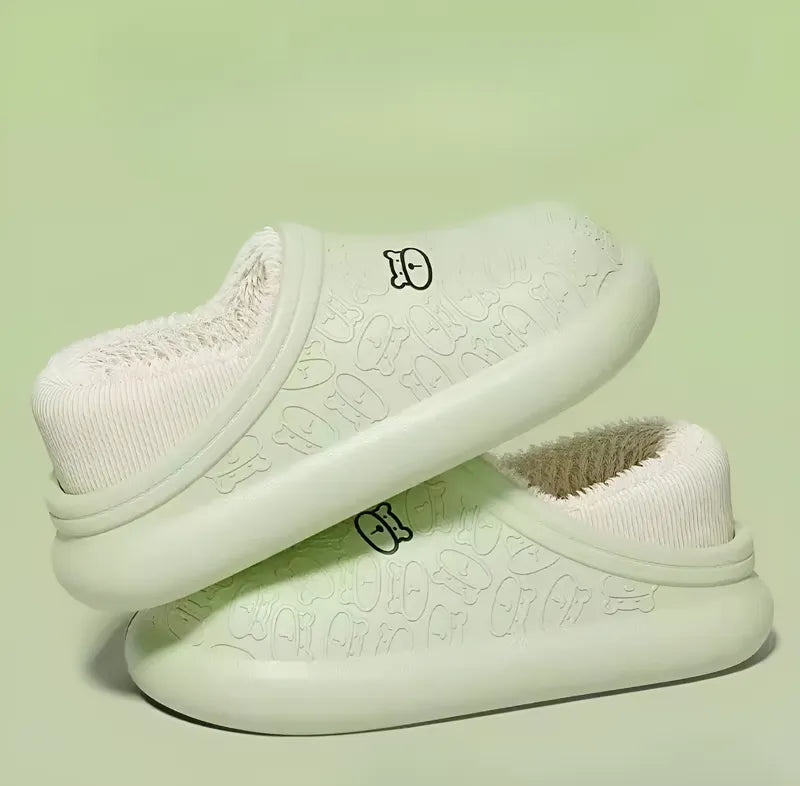 Pantuflas de mujer con chiporro antideslizantes