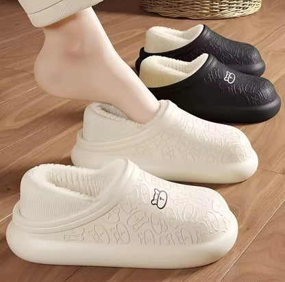 Pantuflas de mujer con chiporro antideslizantes